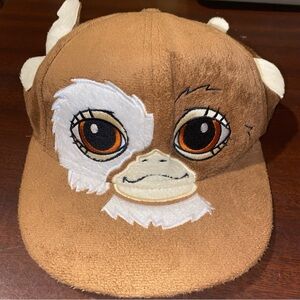 GREMLINS Gizmo Snap back Hat Flat Bill Soft Furry Spencers Snapback